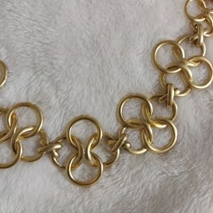 Stella & Dot Jewelry - Golden Circular Long Chain Necklace Stella & Dot Jewelry - Golden Circular Long Chain Necklace